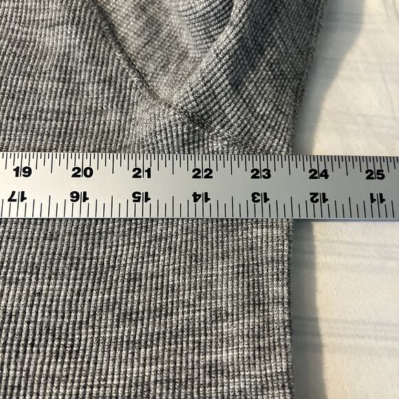 American Eagle Mens Thermal Knit Shirt Size XL Gray Long Sleeve Crew Neck Casual - Picture 7 of 8